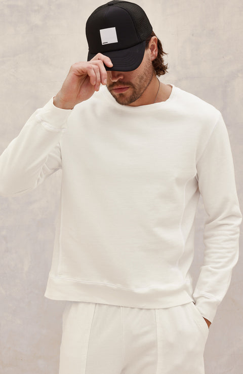 Men's Dean Crewneck Sweatshirt White