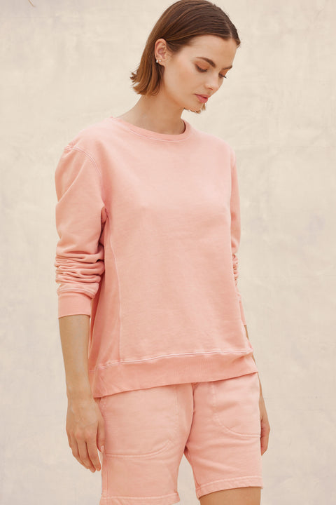 Women's Frida Midweight Crewneck Sweatshirt Dusty Rose