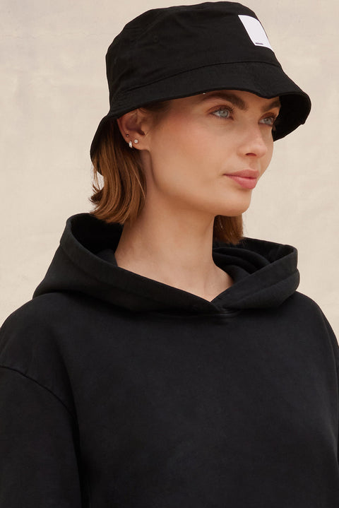 Women's Black Bucket Hat