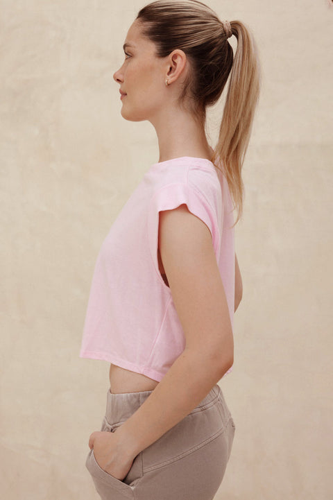 Women's Williams Crop Top Pink