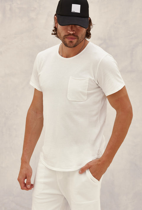 Men's Brando Pocket T-shirt White