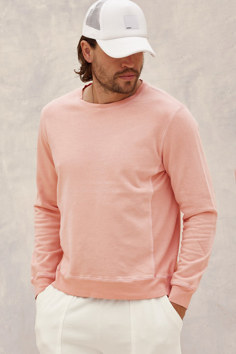 Men's Dean Midweight Crewneck Sweatshirt Dusty Rose