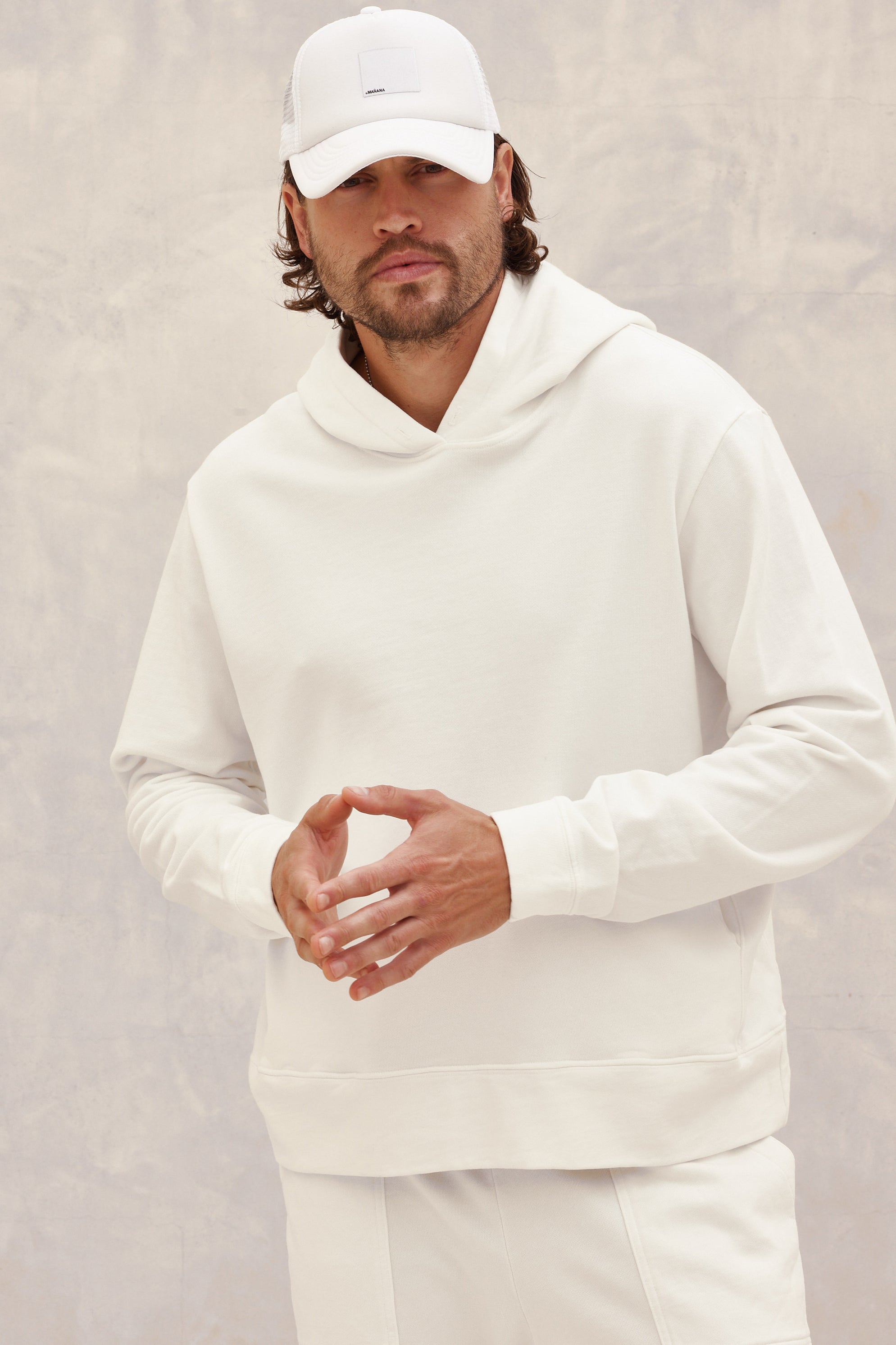 White oversized hoodie discount mens