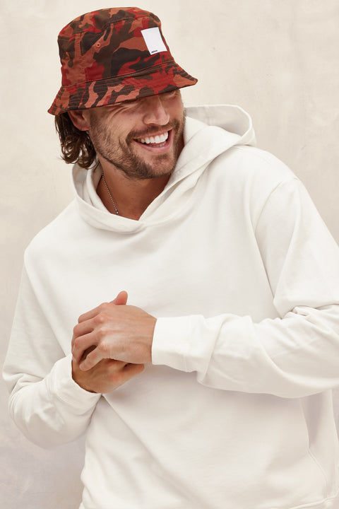 Men’s Red Camo Bucket Hat