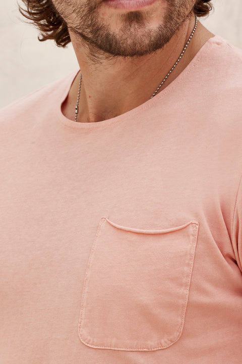 Men's Brando Pocket T-shirt Dusty Rose