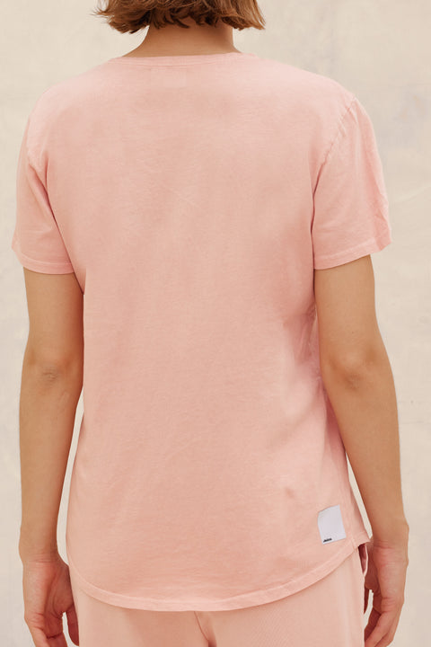 Women's Cara Pocket T-shirt Dusty Rose