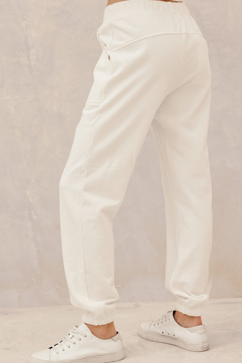 Women's O'Keeffe Pocket Sweatpants White