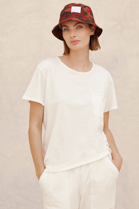 Women's Cara Pocket T-shirt White