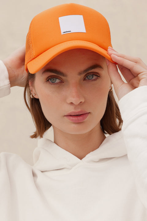 Women's Orange Trucker Hat