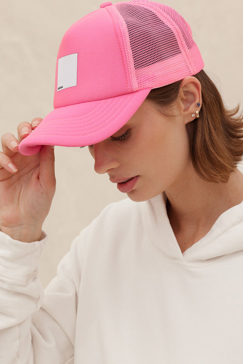 Women's Pink Trucker Hat